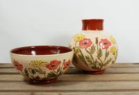 2111-03_04_Sgraffito slibware coloured vase and bowl.jpg
